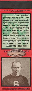 1935 Diamond Matchbook Covers #NNO Ray Flaherty Front