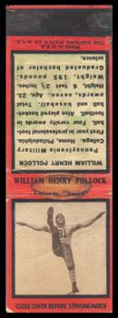 1935 Diamond Matchbook Covers #NNO William Pollock Front