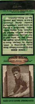 1936 Diamond Matchbook Covers #NNO Vince Zizak Front