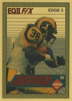 1994 Collector's Edge - EQII F/X Red Letters #5 Jerome Bettis Front