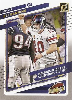2021 Donruss New York Giants Eli Manning Highlights #EM4 Eli Manning Front