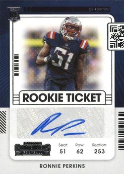 2021 Panini Contenders #191 Ronnie Perkins Front