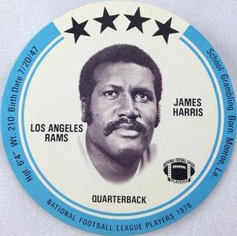 1976 Saga Discs #NNO James Harris Front