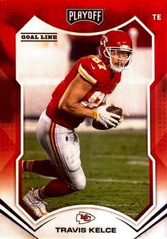 2021 Panini Playoff - Goal Line #83 Travis Kelce Front