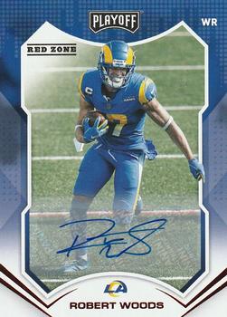 2021 Panini Playoff - Autographs Red Zone #184 Robert Woods Front