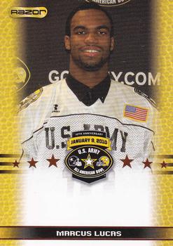 2010 Razor US Army All-American Bowl - SGA Samples #NNO Marcus Lucas Front