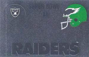 1989 Panini Stickers (UK) - Super Bowls #K Super Bowl XV Front
