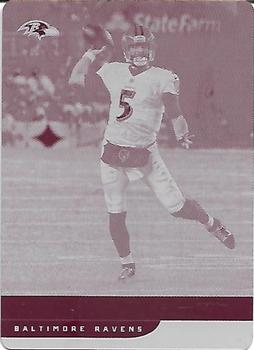 2017 Donruss Certified Cuts - Plates and Patches Printing Plates Magenta #77 Joe Flacco Front