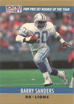 1990 Pro Set - Hawaii Trade Show 90 Promo #1 Barry Sanders Front