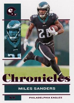 2021 Panini Chronicles - Pink #73 Miles Sanders Front