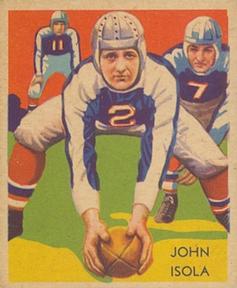 1935 National Chicle #26 John Dell Isola Front