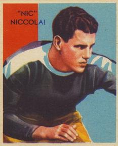 1935 National Chicle #31 Nic Niccolai Front