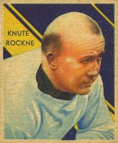 1935 National Chicle #9 Knute Rockne Front