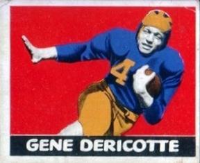 1948 Leaf #62 Gene Derricotte Front