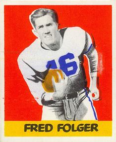 1948 Leaf #83 Fred Folger Front