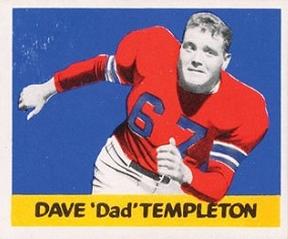 1948 Leaf #87 Dave Templeton Front