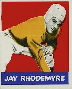 1948 Leaf #97 Jay Rhodemyre Front