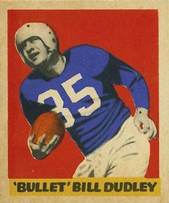 1949 Leaf #22 Bill Dudley Front