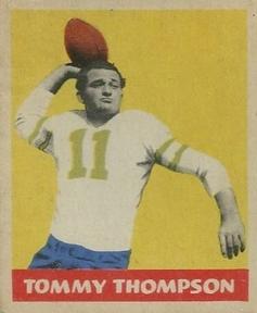 1949 Leaf #13 Tommy Thompson Front