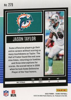 2022 Score #279 Jason Taylor Back