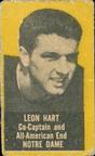 1950 Topps Felt Backs #NNO Leon Hart Front