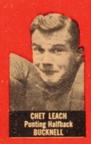 1950 Topps Felt Backs #NNO Chet Leach Front
