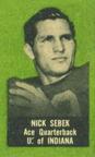 1950 Topps Felt Backs #NNO Nick Sebek Front
