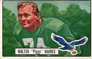 1951 Bowman #48 Walter Barnes Front