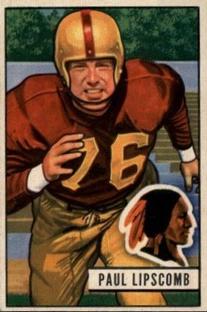1951 Bowman #71 Paul Lipscomb Front