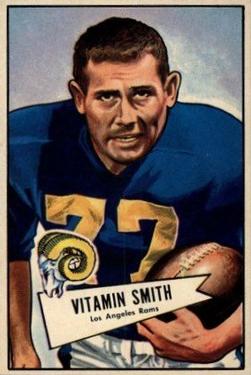 1952 Bowman Large #73 Vitamin Smith Front
