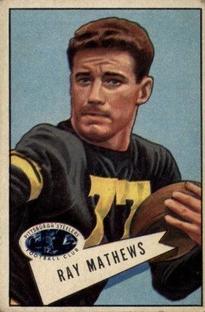 1952 Bowman Small #32 Ray Mathews Front