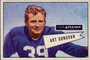 1952 Bowman Small #46 Art Donovan Front