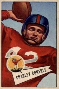 1952 Bowman Small #63 Charley Conerly Front