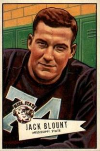 1952 Bowman Small #80 Jack Blount Front