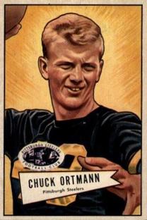 1952 Bowman Small #132 Chuck Ortmann Front