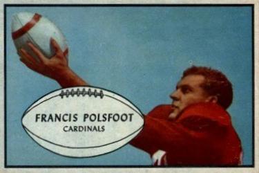 1953 Bowman #7 Francis Polsfoot Front
