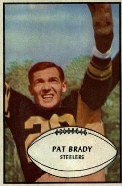 1953 Bowman #10 Pat Brady Front