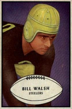 1953 Bowman #38 Bill Walsh Front