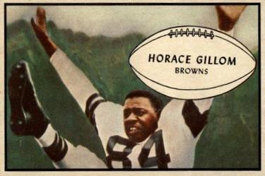 1953 Bowman #40 Horace Gillom Front