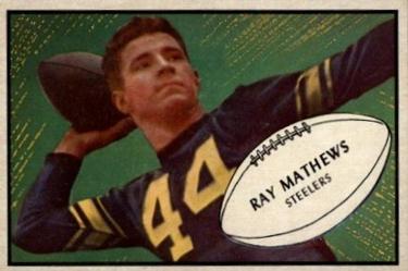 1953 Bowman #78 Ray Mathews Front