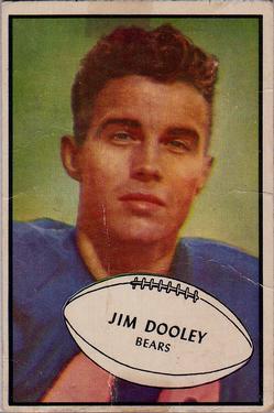 1953 Bowman #80 Jim Dooley Front