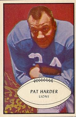 1953 Bowman #81 Pat Harder Front