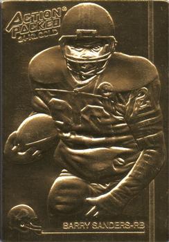 1992 Action Packed - Mint Prototype #43G Barry Sanders  Front