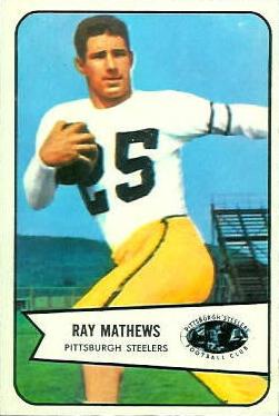 1954 Bowman #1 Ray Mathews Front