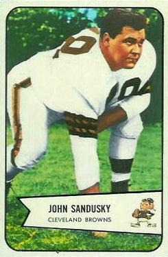 1954 Bowman #28 John Sandusky Front