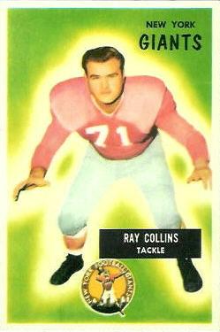 1955 Bowman #41 Ray Collins Front