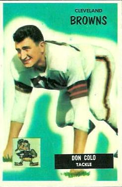 1955 Bowman #159 Don Colo Front