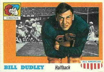 1955 Topps All-American #10 Bill Dudley Front