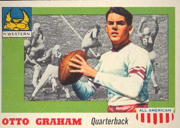 1955 Topps All-American #12 Otto Graham Front