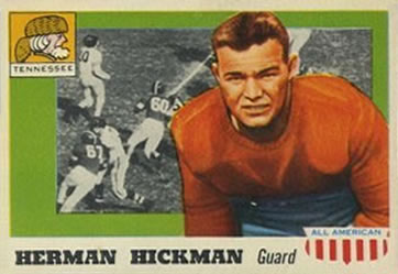 1955 Topps All-American #1 Herman Hickman Front